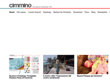 Tablet Screenshot of cimmino.com